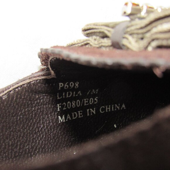Coach LIDIA Brown Suede Loafers Women's 7 - Picture 9 of 9